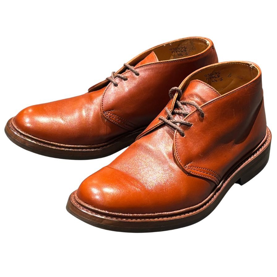 トリッカーズ チャッカブーツ ウィンストン M7468 カーフ ブラウン サイズ6.5 メンズ Tricker's ブーツ 約25.0cm【LA】【中古】