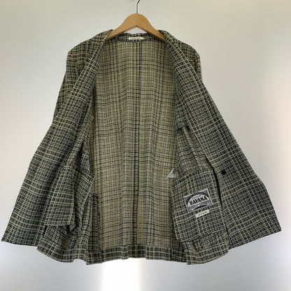 美品◆クチュール ド アダム  ダブル レーヨン ジャケット  メンズ サイズ 38 ブラウン COUTURE D'ADAM 【AFB16】