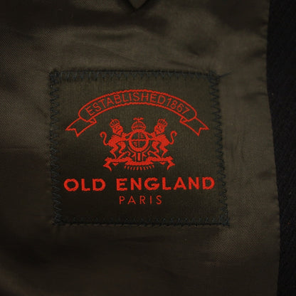 Very good condition ◆ Old England Chester coat single old tag Made in Italy Wool Men's Navy Size 46 OLD ENGLAND [AFB18] 