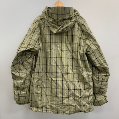 シックスエイトシックス スノボウェア メンズ Lサイズ チェック柄 グレー系 686【AFB51】【中古】