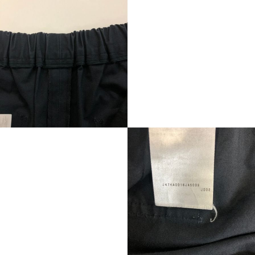 ジルサンダー 22AW クロップドイージーパンツ ブラック メンズ サイズ44 JIL SANDER 【AFB15】