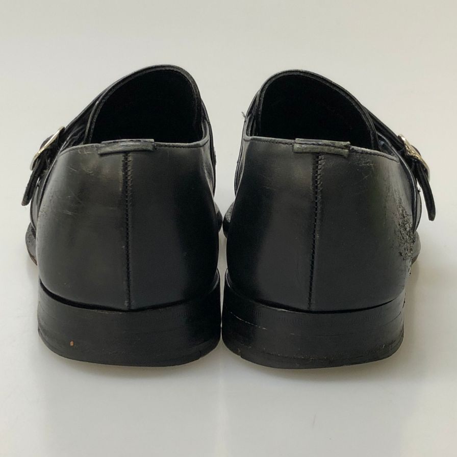 ジョセフチーニー シングルモンク レザーシューズ ブラック メンズ サイズ6 JOSEPH CHEANEY 約25.0cm【PTM5】