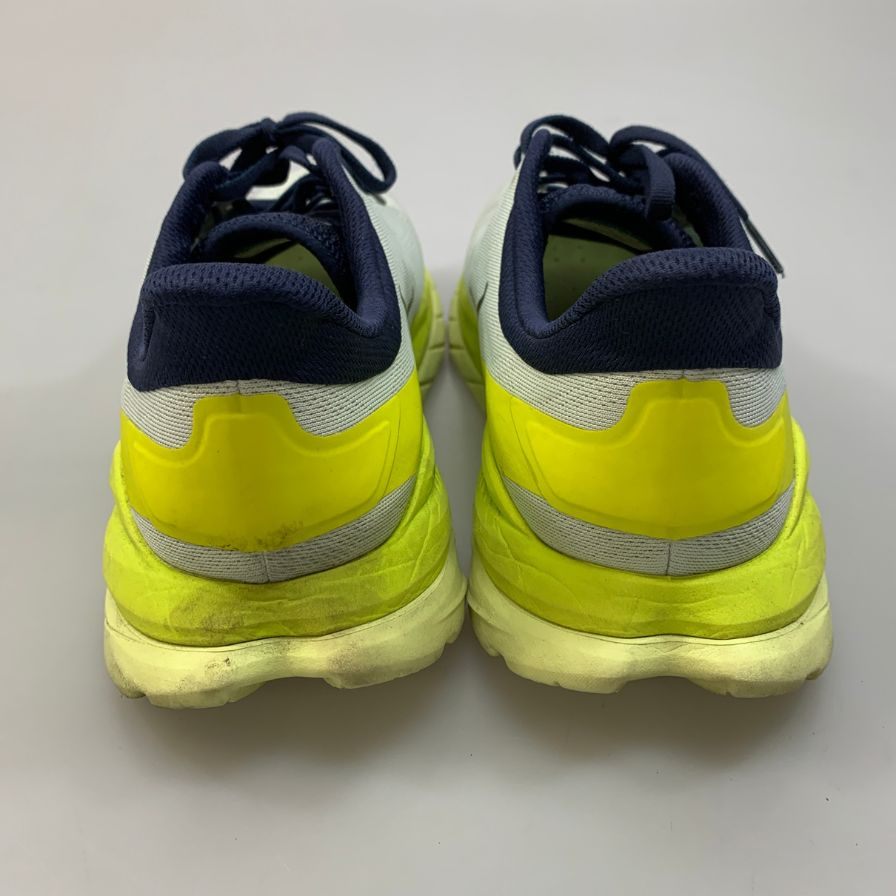 ホカオネオネ ローカットスニーカー bondi 7 wide ホワイト×イエロー メンズ 28㎝ F27220K HOKA ONE ONE 約28.0cm【AFC41】