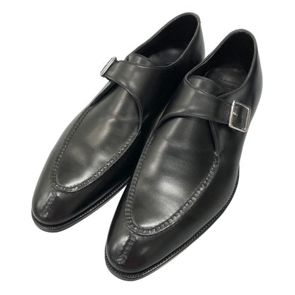 ガジアーノ＆ガーリング レザーシューズ サヴィル ストラップ Uチップ サイズUK8E ブラック GAZIANO&GIRLING ビジネスシューズ 約26.5cm【LA】【中古】