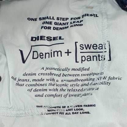 ディーゼル ストレッチデニム KROOLEY NE ダメージ ウエストゴム レディース インディゴ 30サイズ DIESEL 【AFB2】
