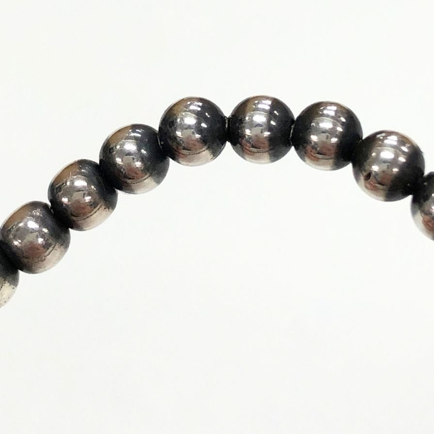 インディアンジュエリー ネックレス ナバホパール シルバー925 約50cm シルバー系 メンズ Indian jewelry【AFI13】