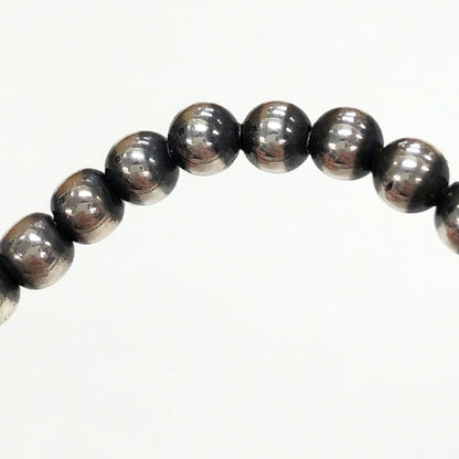 インディアンジュエリー ネックレス ナバホパール シルバー925 約50cm シルバー系 メンズ Indian jewelry【AFI13】