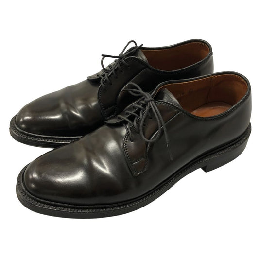 オールデン レザーシューズ プレーントゥ コードバン 9901 ブラック メンズ サイズ8 Alden ビジネスシューズ 約26.0cm【LA】【中古】