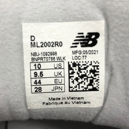 ニューバランス ローカットスニーカー スウェード メッシュ ML2002R0 グレー メンズ サイズ28cm New Balance 約28.0cm【AFD13】