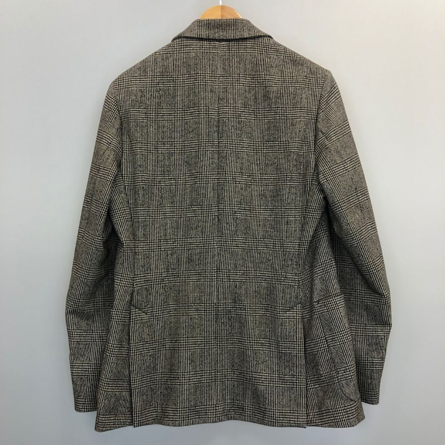 美品◆チルコロ テーラードジャケット 1901 ダブル グレンチェック グレー系 メンズ サイズ 46 CIRCOLO 1901 【AFB30】