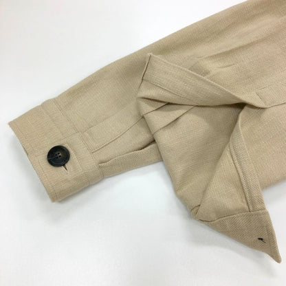 美品◆ギローバー ビームス別注 シャツブルゾン コットン ベージュ メンズ サイズM GUY ROVER BEAMS 【AFB15】