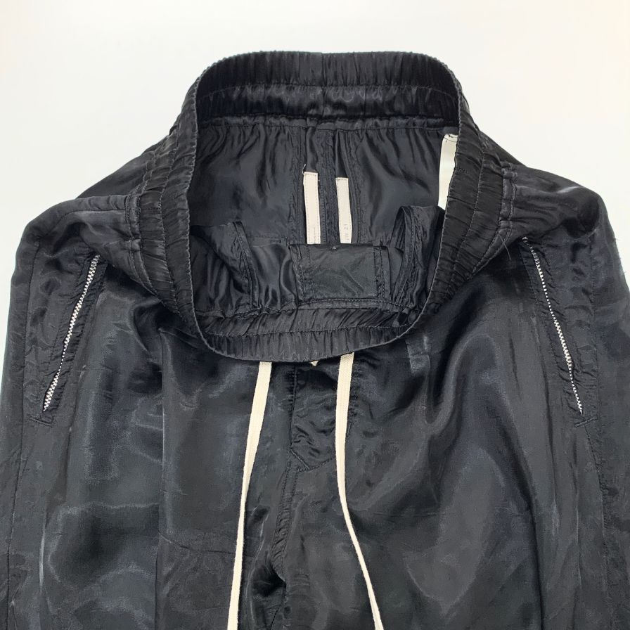 リックオウエンス キュプラ サルエル パンツ RP02A7318-O サイズ38 ブラック レディース Rick Owens 【AFB1】