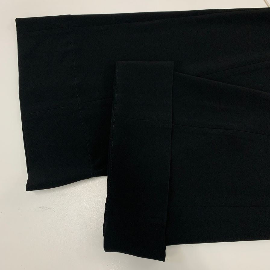 イッセイミヤケ SQUARE ONE PANTS SOLID IM33FF071 ブラック サイズ2 レディース ISSEY MIYAKE 【AFB44】