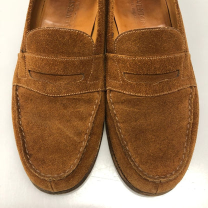 ジェイエムウエストン 180シグニチャー ローファー スエード ブラウン UK6D J.M.WESTON 約24.5cm【AFC31】