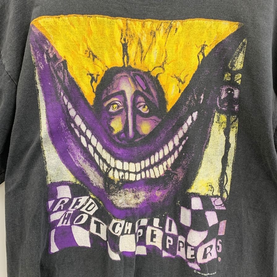 美品◆レッドホットチリペッパーズ Tシャツ GIANT社 USA製 1994 ブラック メンズ サイズXL Red Hot Chili Peppers 【AFB41】
