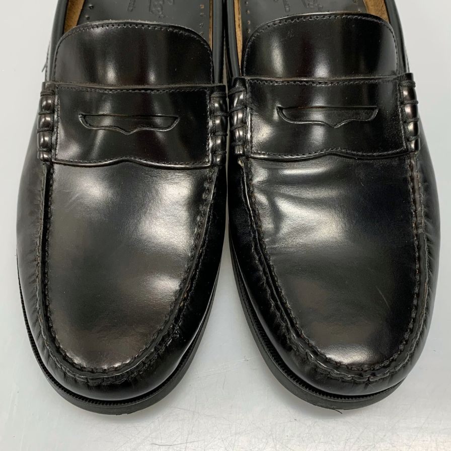 Paraboot スリッポン サイズ8 革靴 メンズ パラブーツ ブラック Paraboot パラブーツ レザー スリッポン メンズ 本革 ANVERS