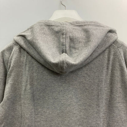 中古◆ジョンスメドレー ダブルジップ コットン パーカー イングランド製 メンズ  サイズS グレー JOHN SMEDLEY 【AFB46】