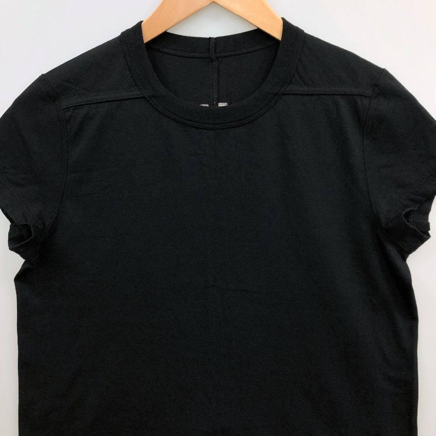 極美品◆リックオウエンス  半袖トップス Tシャツ FOGACHINE s/s 22 レデイース サイズ44 ブラック Rick Owens 【AFB45】