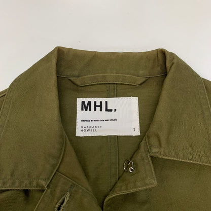 美品◆マーガレットハウエル カバーオール カーキ レディース サイズ1 MARGARET HOWELL 【AFB16】