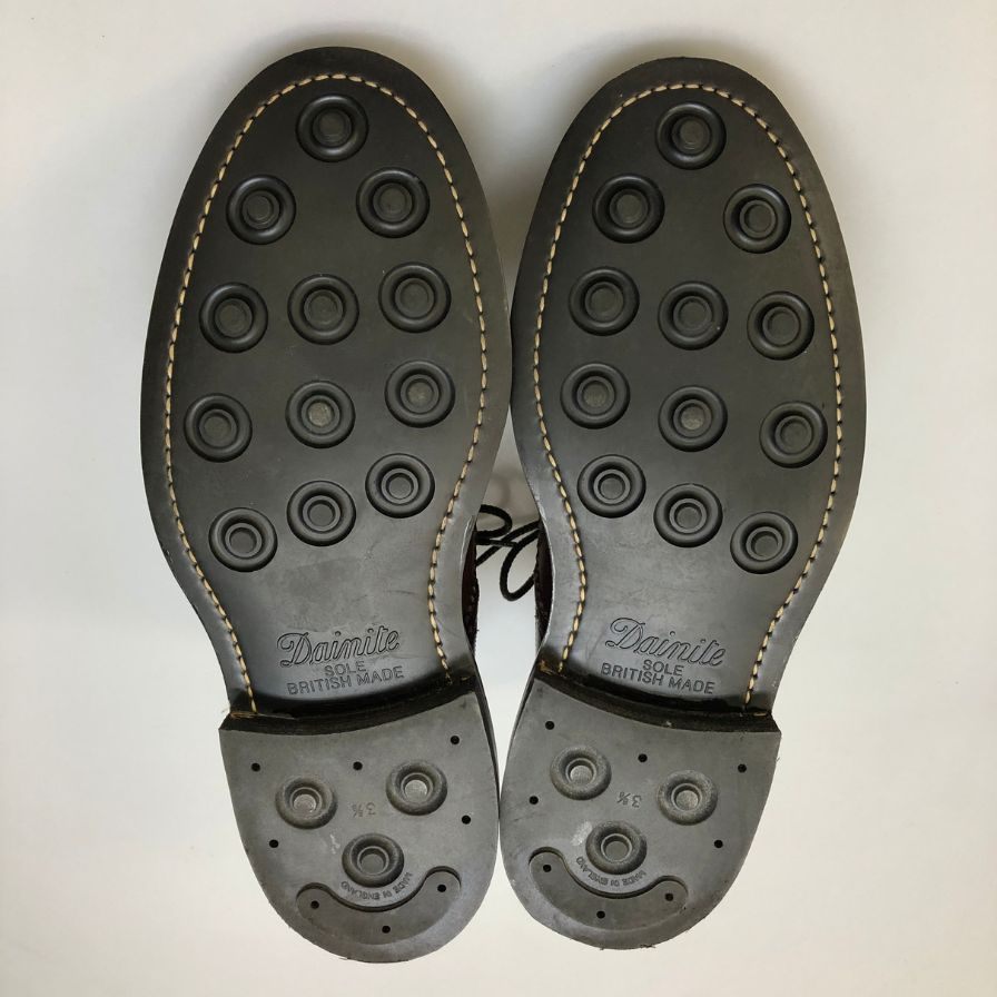 トリッカーズ カントリーブーツ モールトン ウイングチップ 913439 M2508 ブラウン UK8.5 Tricker’ｓ ブーツ 約27.0cm【LA】【中古】