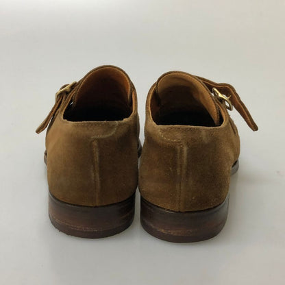 ポール スチュアート シングルモンク スウェード 248 サイズ 6ハーフ ブラウン Paul Stuart 約25.5cm【AFC47】