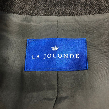 美品◆ラジョコンダ ウール テーラードジャケット グレー レディース サイズMJ-9 LA JOCONDE 【AFA18】