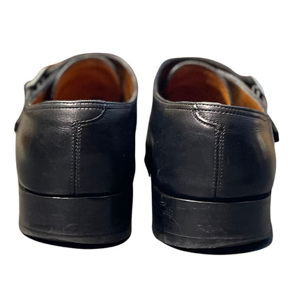 ジョンロブ レザーシューズ ダブルモンク ウィリアム カーフ ブラック メンズ サイズUK7.5E JOHN LOBB William ビジネスシューズ 約26.0cm【LA】【中古】
