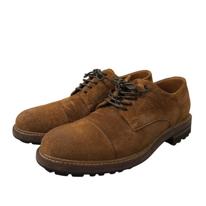 ブルネロ クチネリ レザーシューズ ストレートチップ スエード メンズ サイズ40 ブラウン Brunello Cucinelli 約25.5cm【AFC48】