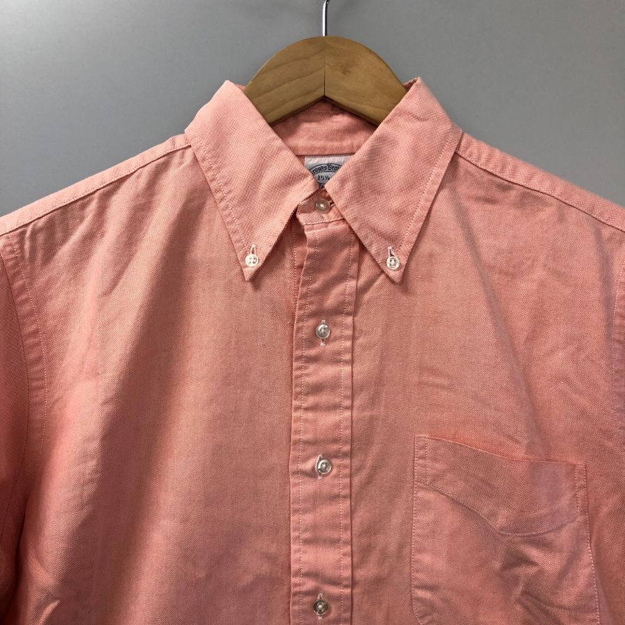 極美品◆ブルックスブラザーズ BDシャツ メイカーズ スリムフィット ピンク サイズ15.5-6 メンズ Brooks Brothers 【AFB32】