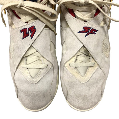 ナイキ ハイカットスニーカー エア ジョーダン 8 レトロ スウェード FJ2850-107 アイボリー メンズ サイズ29.5cm NIKE AIR JORDAN 8 RETRO SP 約29.5cm【AFD15】