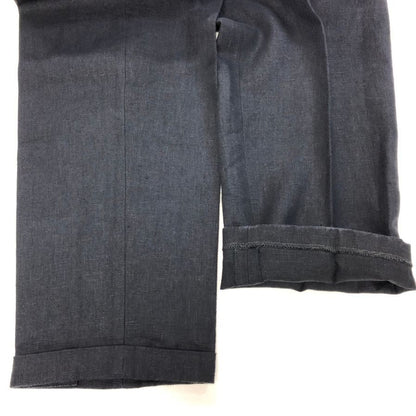 ベルナールザンス ×ビームス リネンスラックス パンツ メンズサイズ US 26ブルー系 BERNARD ZINS × BEAMS 【AFB11】