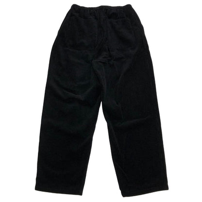 コモリ コーデュロイ ドローストリングパンツ C03-03007 ブラック メンズ サイズ2 COMOLI 【AFB25】