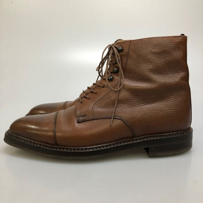 ココン ブーツ 7220 キャップトゥ カーフ ブラウン メンズ サイズ43.5 KOKON ブーツ 約27.5cm【LA】【中古】