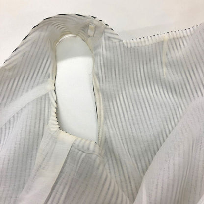 中古◆ルネ ティアード ノースリーブ ワンピース ストライプ リミテッド エディション 38 Rene 【AFB30】