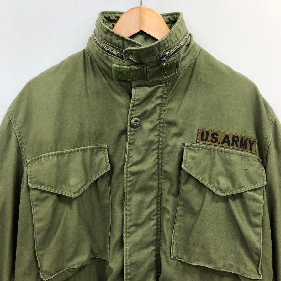 中古◆ユーエスアーミー  M-65 フィールドジャケット ミリタリージャケット メンズ カーキ サイズ不明 US.ARMY 【AFA15】