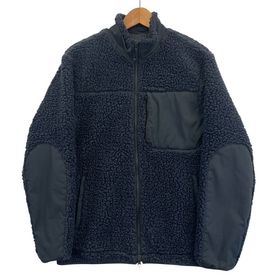 美品◆デサントポーズ ボアフリースジャケット DLMOJC35S メンズ サイズM ブラック ddd DESCENTE PAUSE 【AFA13】