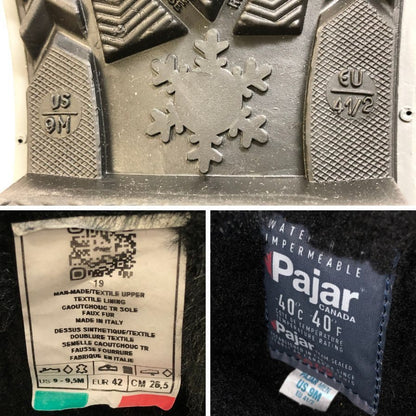 パジャール ブーツ レイリー ボア スノーブーツ  ユニセックス ブラウン サイズ26.5cm PAJAR 約26.5cm【AFC3】