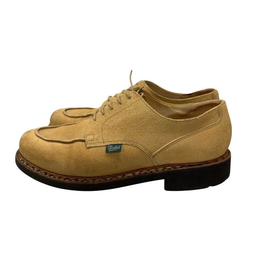 中古◆パラブーツ レザーシューズ シャンボード スエード ベージュ メンズ 8.5  Paraboot CHAMBORD【AFD14】