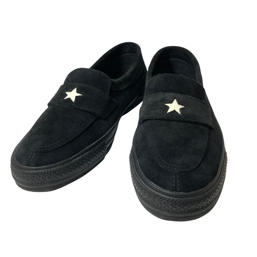 コンバース ローファー アディクト ワンスター スエード ブラック メンズ サイズ26.0  CONVERSE 約26.0cm【AFD12】