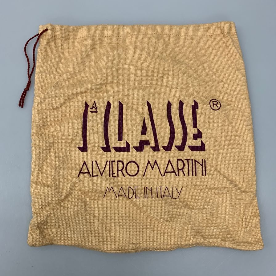 アルビエロ マルティーニ 地図柄 ポーチ  ALVIERO MARITINI