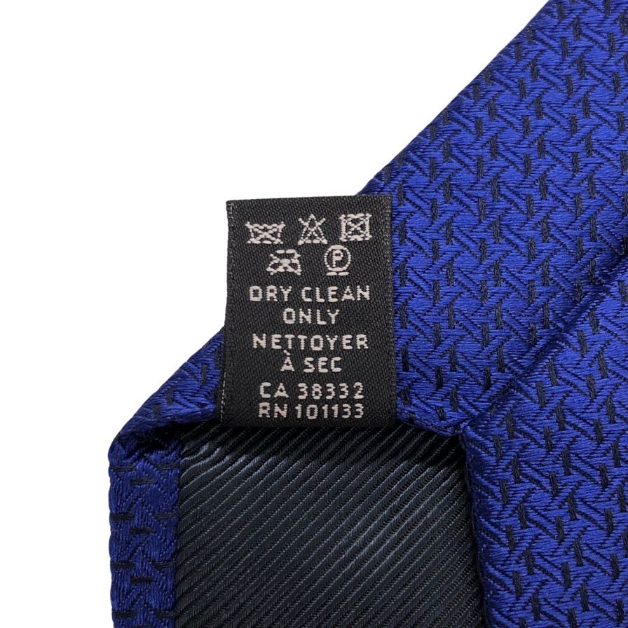 エルメネジルド ゼニア ネクタイ ブルー シルク ダービータイ ブルー Ermenegildo Zegna【AFI11】