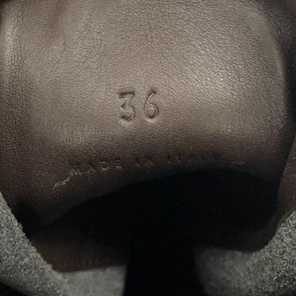 ボッテガヴェネタ ブーツ LUG ANKLE ブラック サイズ36 レディース BOTTEGA VENETA 約22.5cm【AFD9】