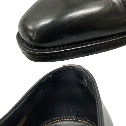 サントーニ レザーシューズ ダブルモンク 14064 ブラック サイズUK8 Santoni 約27.0cm【AFC3】
