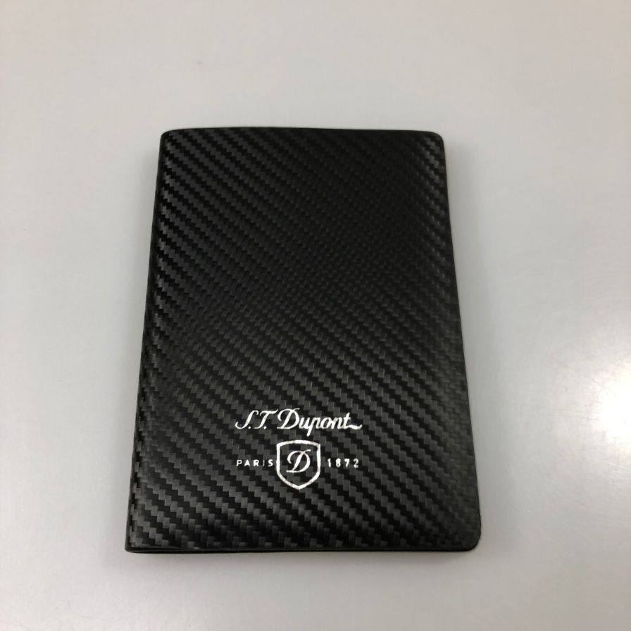 デュポン カードケース レザー 名刺入れ ブラック ST Dupont【AFB55】
