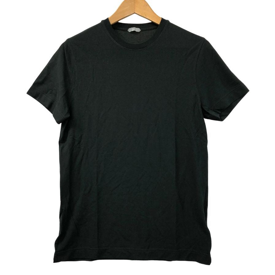 美品◆ザノーネ  クルーネック コットン Tシャツ メンズ サイズ 46 ブラック  ZANONE 【AFB38】