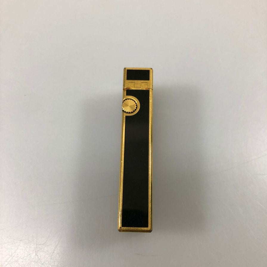 ダンヒル ガスライター ローラー式 ゴールド＆ ブラック  dunhill【AFB55】【中古】