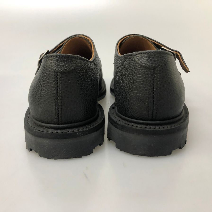 マーク マクナイリー  シボレザー ダブルモンク ブラック サイズ6 MARK MCNAIRY 約25.0cm【AFD40】