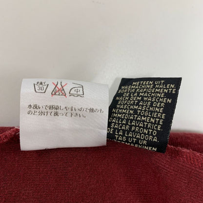 美品◆ダブルアールエル ラルフローレン 90S 三ツ星タグ モックネックニット レッド サイズM RRL RALPH LAUREN 【AFB52】