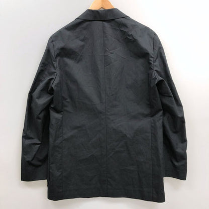 新品同様◆カルーゾ ゼロ 2Bジャケット コットン×麻 メンズ ブラック サイズ46 CARUSO 【AFB10】