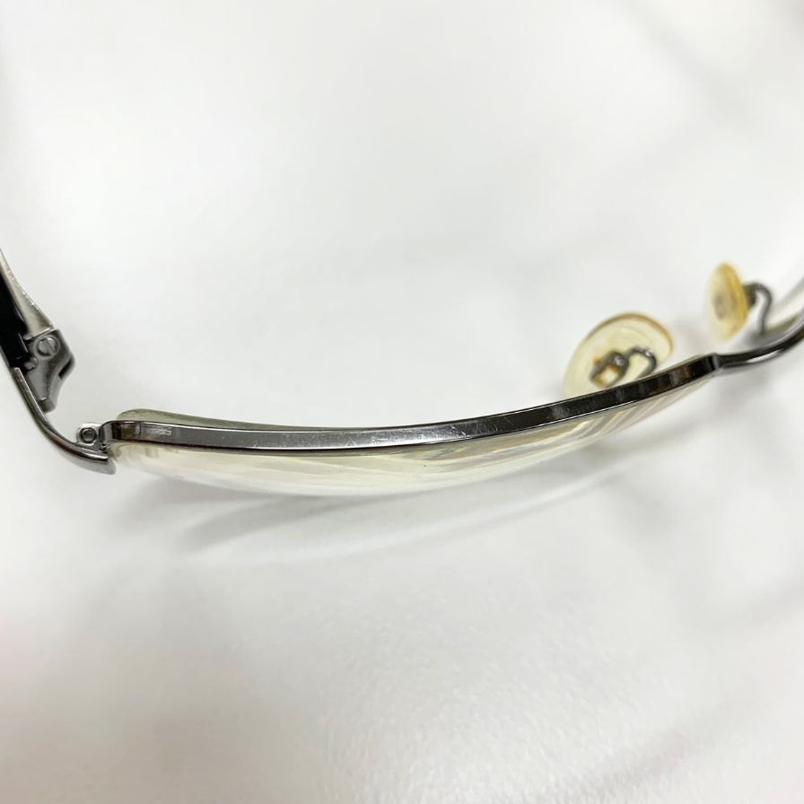 ブルガリ メガネ スチール フレーム 度付き 530104/61 ユニセックス シルバー×ブラック BVLGARI【AFI4】
